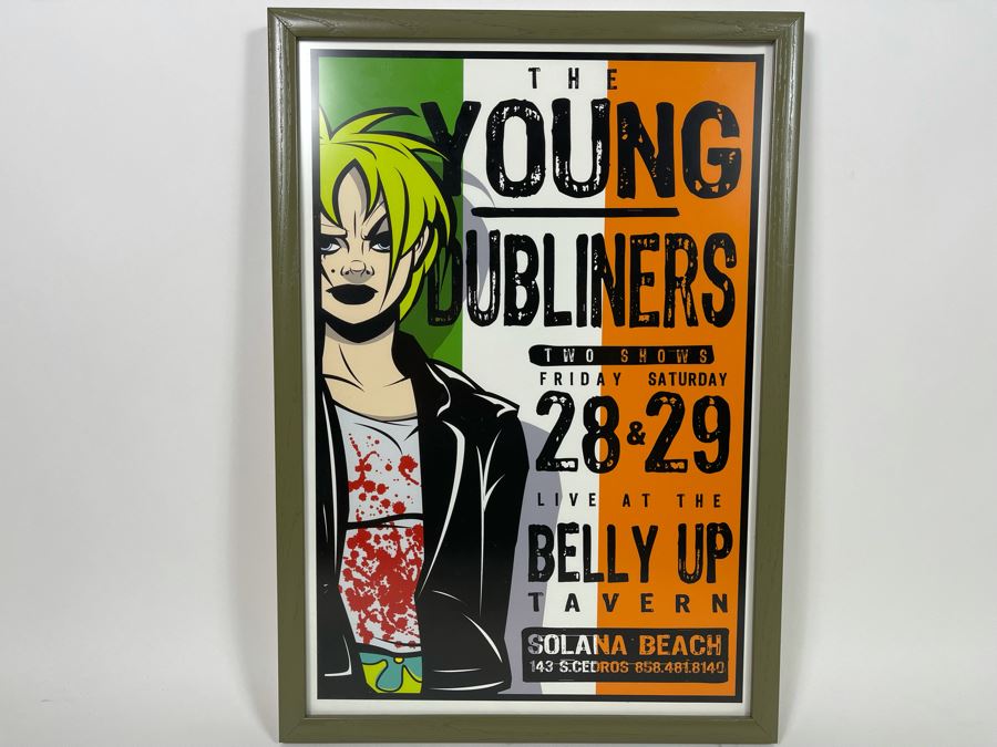 The Young Dubliners Belly Up Tavern Solana Beach Concert Poster Framed 14 X 20 [Photo 2]