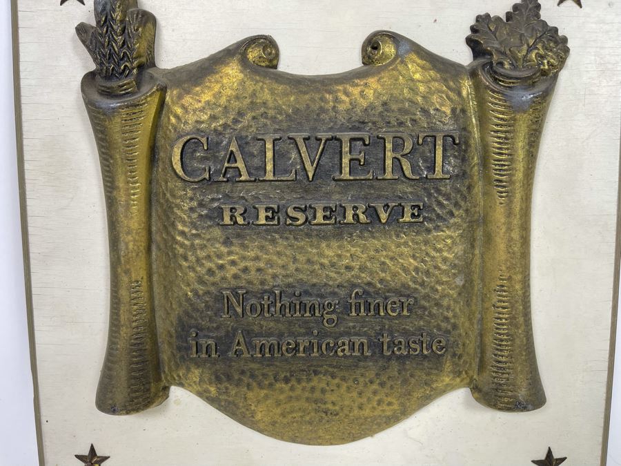 Old Calvert Reserve Blended Whiskey Bar Sign 12 X 12 [Photo 3]