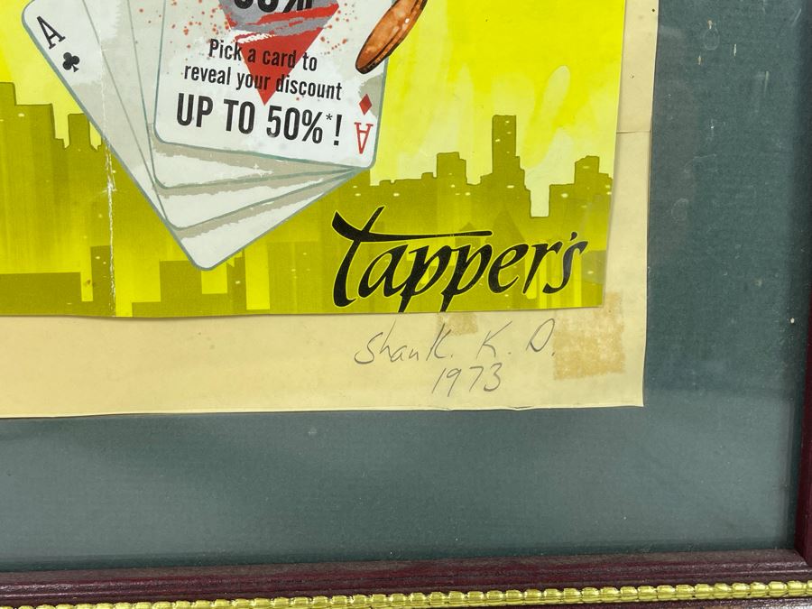 Vintage Casino Advertisement Framed 16 X 19 [Photo 7]