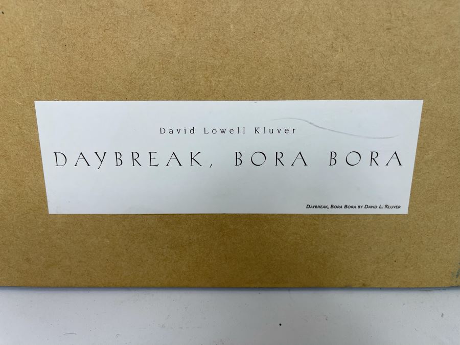 Aaron Brothers Print On Board Of Daybreak, Bora Bora David Lowell Kluver 9.75 X 15.75 [Photo 7]