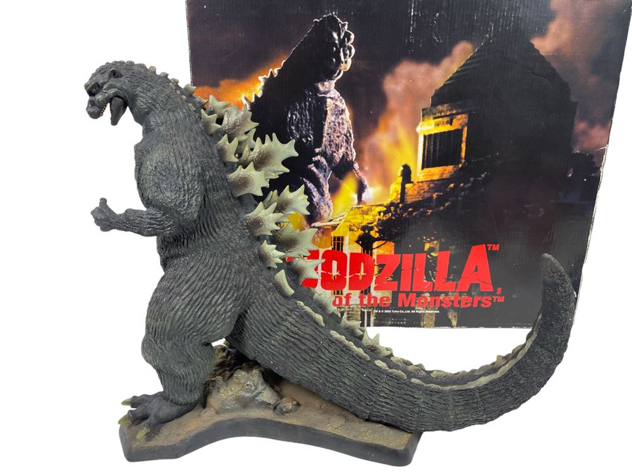 Limited Edition Godzilla Classic Series 12' Tall Painted Polyester Resin Statue With Deluxe Base Sculpted By Hideki Motoki XPlus With Original Box