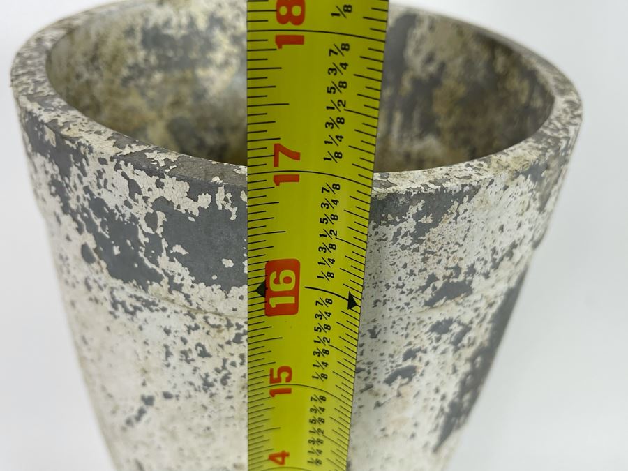 Old Metal Bomb Casing Cold War Era Artifact Sculpture 17L [Photo 7]