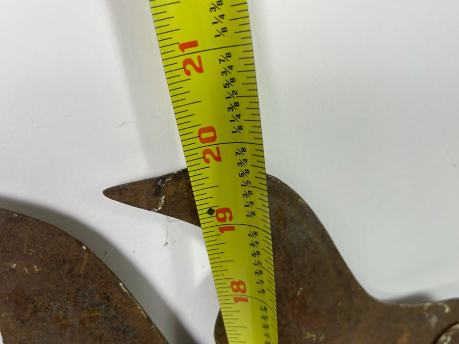 Handmade Metal Lion Wall Sculpture 22.5W X 20H [Photo 11]