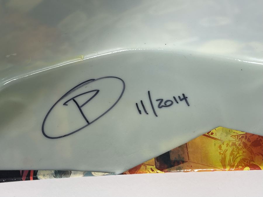 Pair Of Original 3-D Mannequin Comic Book Collages By Philip Pane One Signed On Back 16W X 22.5H [Photo 22]