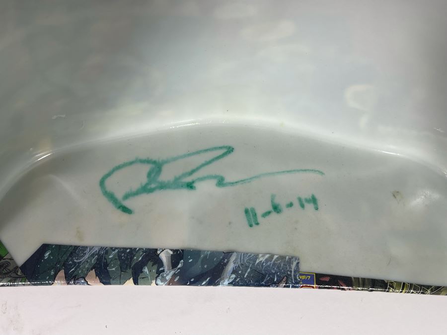 Pair Of Original 3-D Mannequin Comic Book Collages By Philip Pane Both Signed On Back 16W X 22.5H [Photo 18]