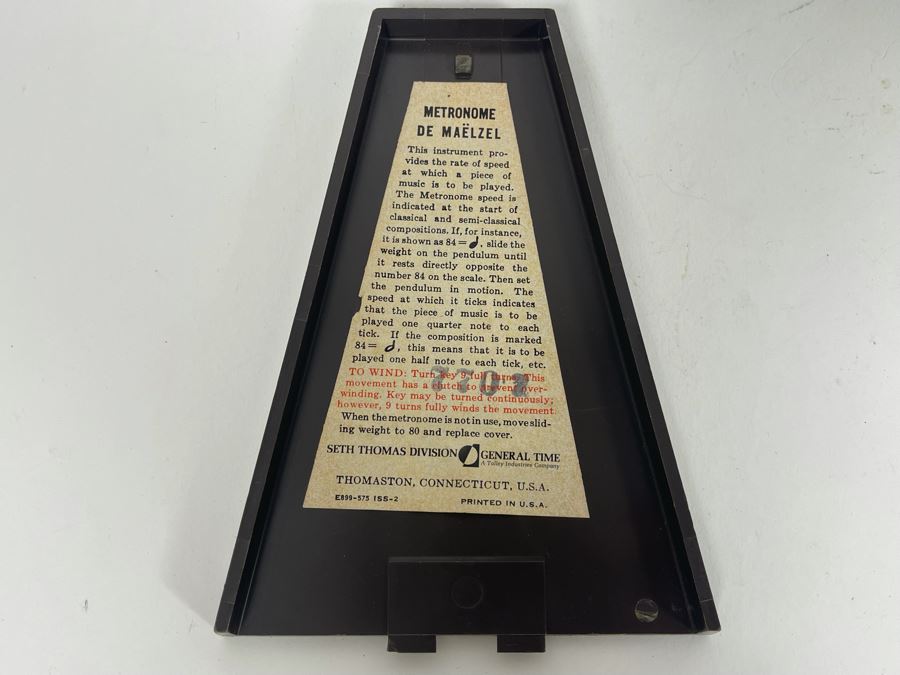 Vintage Seth Thomas Metronome 8.25H [Photo 9]