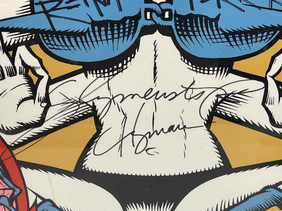 Girly Freakshow Rock Band Poster Signed By Band Members Sylmenstra Hymen Gwar Framed 25 X 29 [Photo 11]