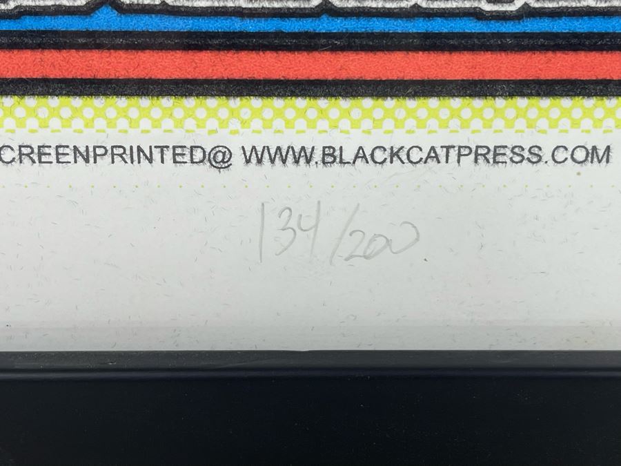 Big Daddy Roth Limited Edition Glow In The Dark Poster The Original R.F. Framed Hand Signed By Dirty Donny (Donny Gillies)  22.5 X 28.5 [Photo 3]