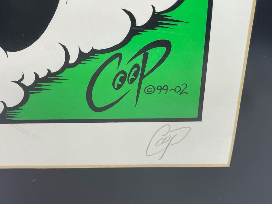 Limited Edition Hand Signed Poster CoopStuff.com Hand Signed By Coop (Chris Cooper) Framed 31.5W X 39.5 [Photo 4]