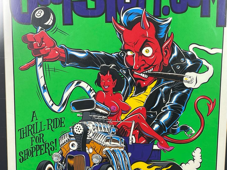 Limited Edition Hand Signed Poster CoopStuff.com Hand Signed By Coop (Chris Cooper) Framed 31.5W X 39.5 [Photo 5]