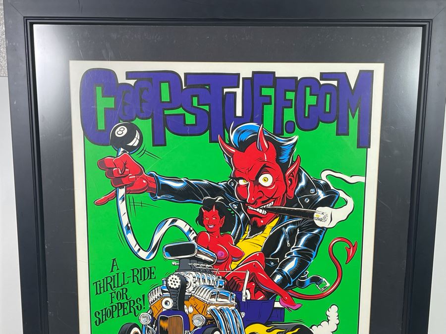 Limited Edition Hand Signed Poster CoopStuff.com Hand Signed By Coop (Chris Cooper) Framed 31.5W X 39.5 [Photo 6]