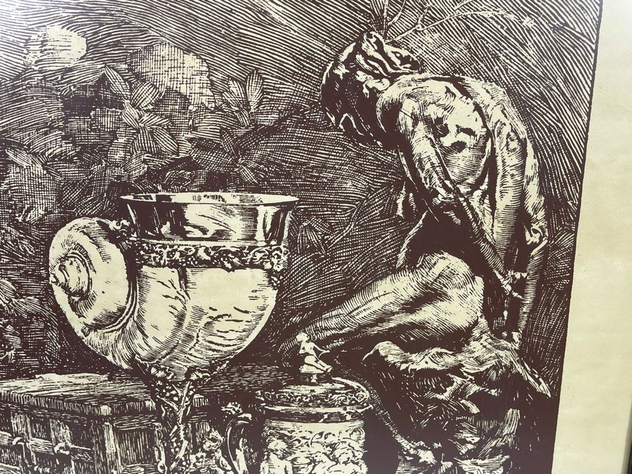 Limited Edition 1 Of 50 Print 25W X 31.5H Signed C Bennett Titled 'Daydream' Framed  [Photo 3]