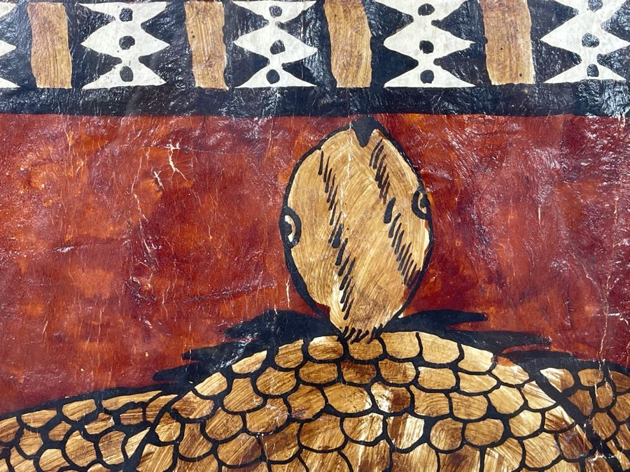 Original Framed Painting Of Sea Turtle 25.5 X 23 [Photo 5]