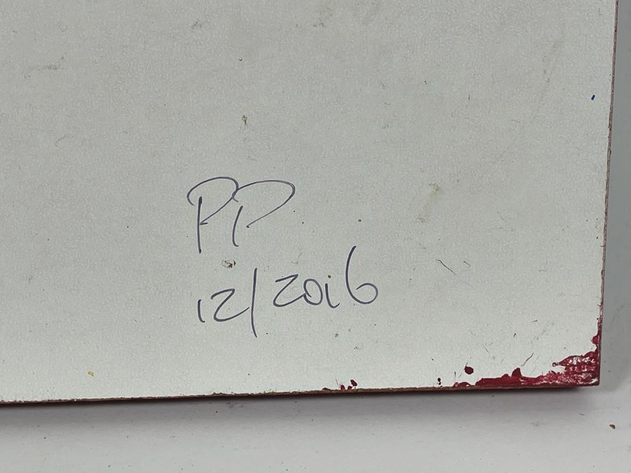 One Of A Kind 45 Vinyl Record Collage Signed Philip Pane 2016 23.5 X 18 [Photo 12]