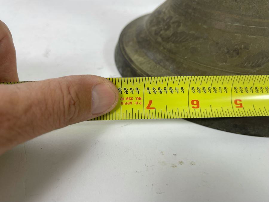 Vintage Etched Brass Dolphin Sculpture 7.5W X 10D X 21H [Photo 13]