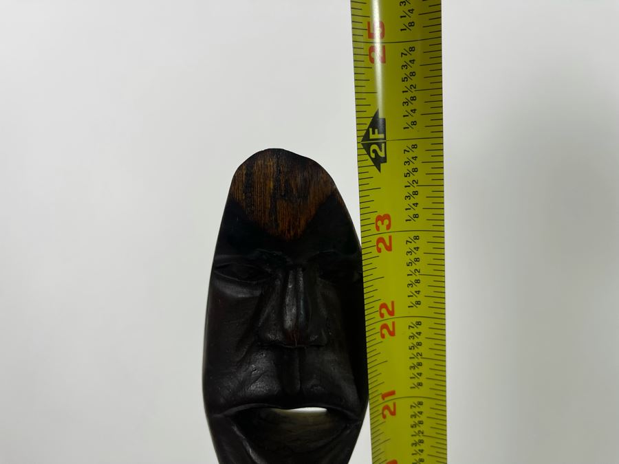 Vintage Carved Wooden Handled Cup 24H [Photo 13]
