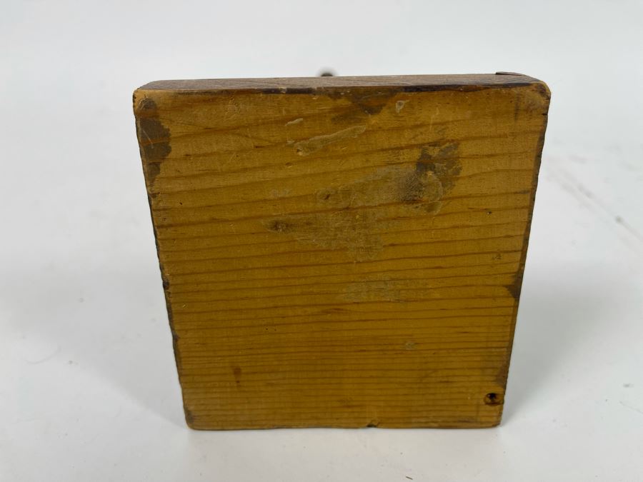 Vintage Carved Wooden Sculpture 18.5H [Photo 8]