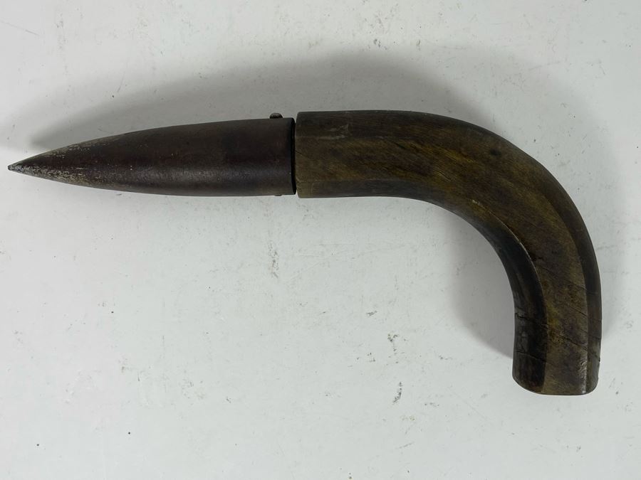 Wood Handle Dibble For Making Holes In Ground For Seeds 10W X 5H [Photo 3]