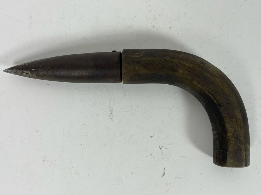 Wood Handle Dibble For Making Holes In Ground For Seeds 10W X 5H [Photo 2]