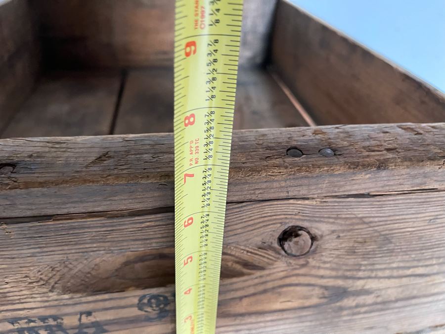 (7) Vintage Giumarra Vineyards Wooden Wine Crates 24W X 18D X 7H [Photo 12]