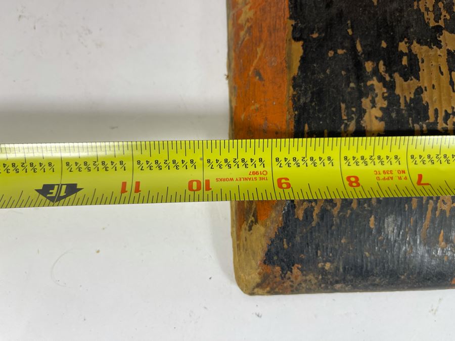 Vintage Wooden And Metal Shoe Shine Box 13W X 9.5D X 15H [Photo 12]