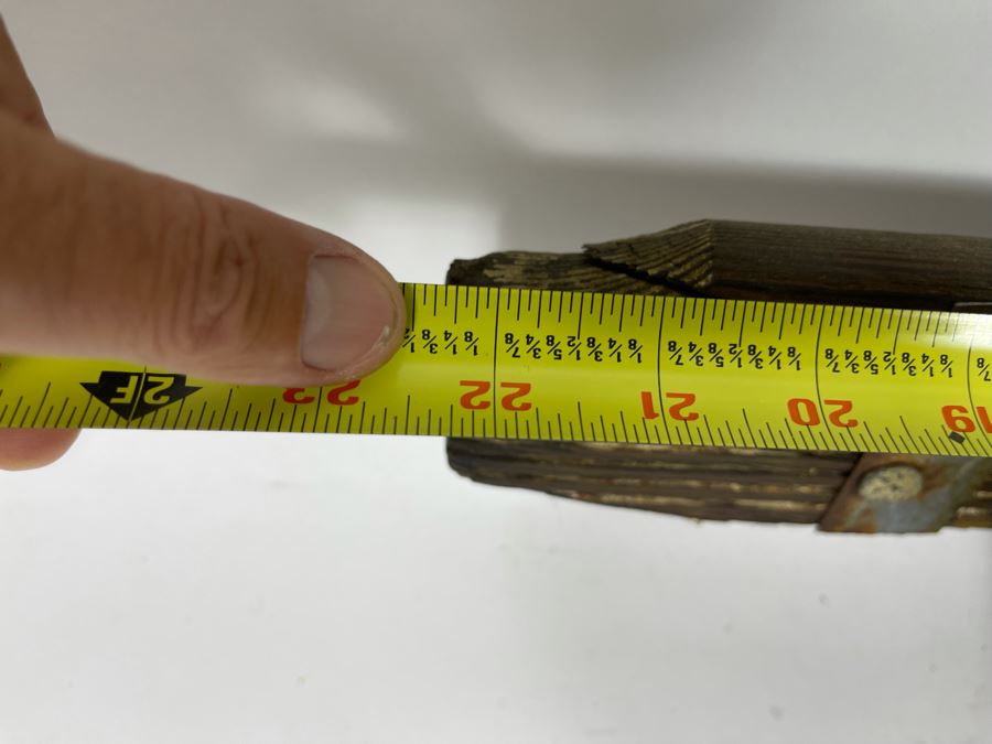 Vintage Metal Wall Mount Wash Basin 22.5W X 6.5H [Photo 7]