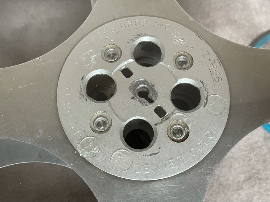 One-Of-A-Kind Artisan Made Table Constructed From An Old Bomb Casing And Early Hollywood Movie Film Reel 25R X 19H With Custom Bent Metal Chair [Photo 7]