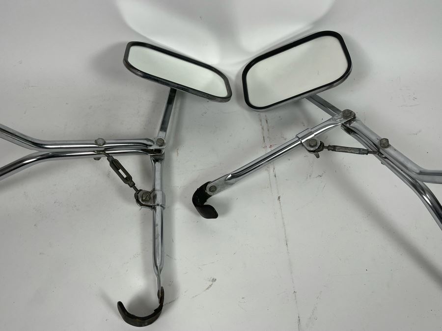 Pair Of Vintage Truck / Van Side Mirrors [Photo 4]