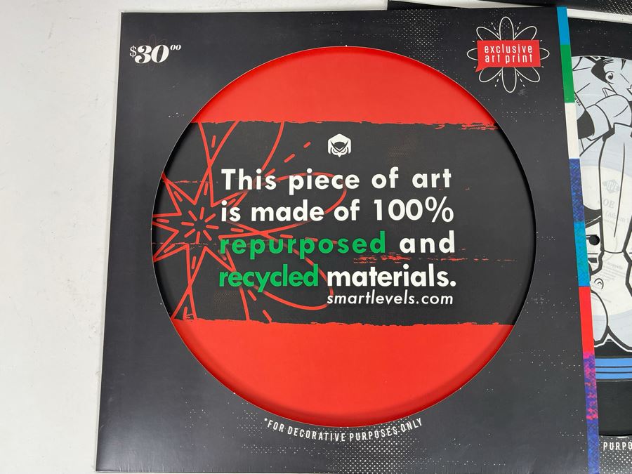 Set Of Four Star Wars Prints On Vinyl Record Albums [Photo 9]