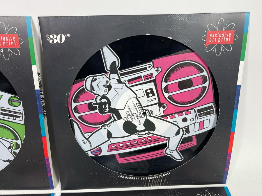 Set Of Four Star Wars Prints On Vinyl Record Albums [Photo 6]