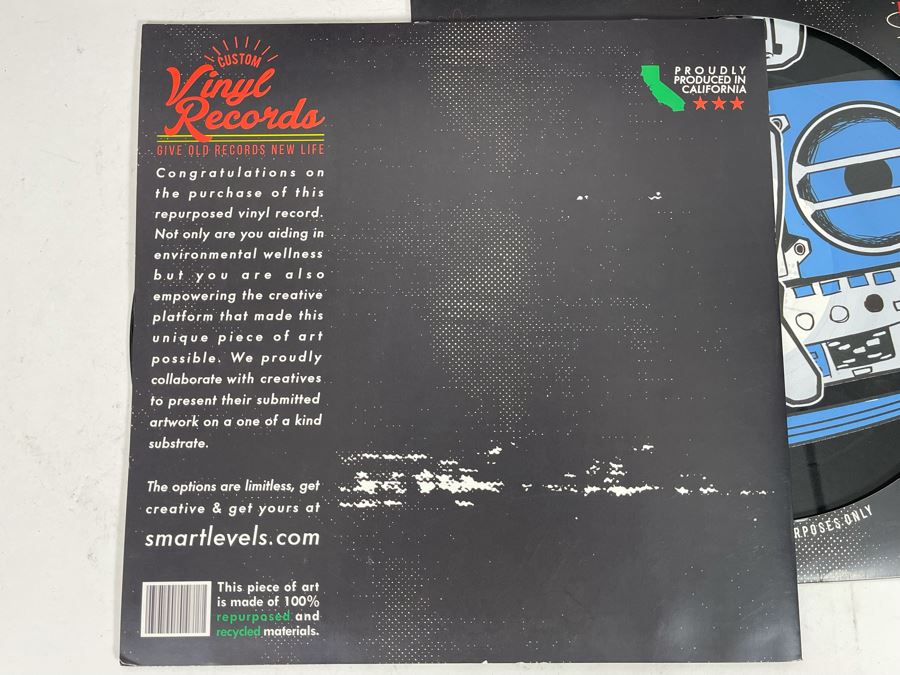 Set Of Four Star Wars Prints On Vinyl Record Albums [Photo 8]