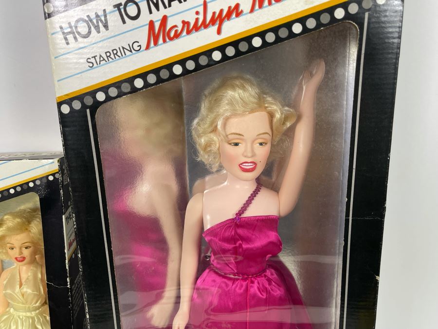 Pair Of Vintage Marilyn Monroe Action Figure Dolls In Original Boxes [Photo 8]