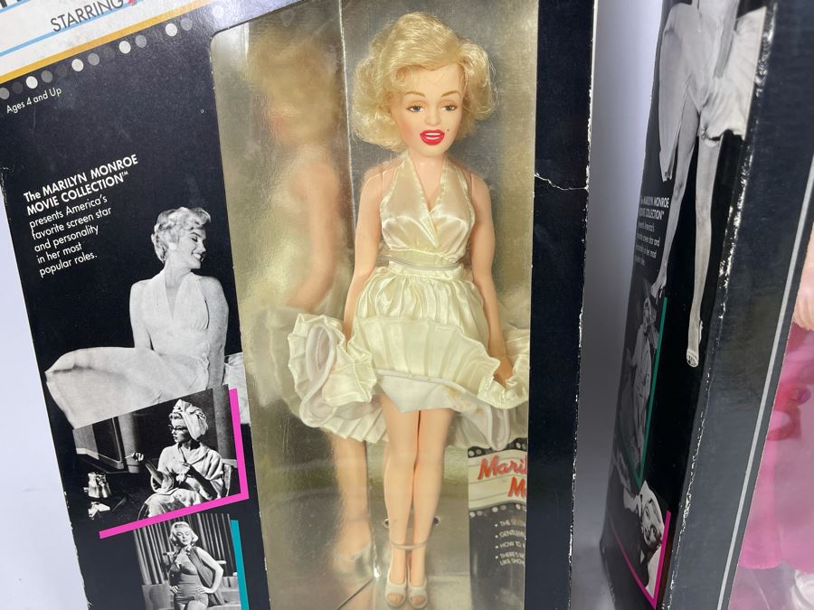 Pair Of Vintage Marilyn Monroe Action Figure Dolls In Original Boxes [Photo 5]
