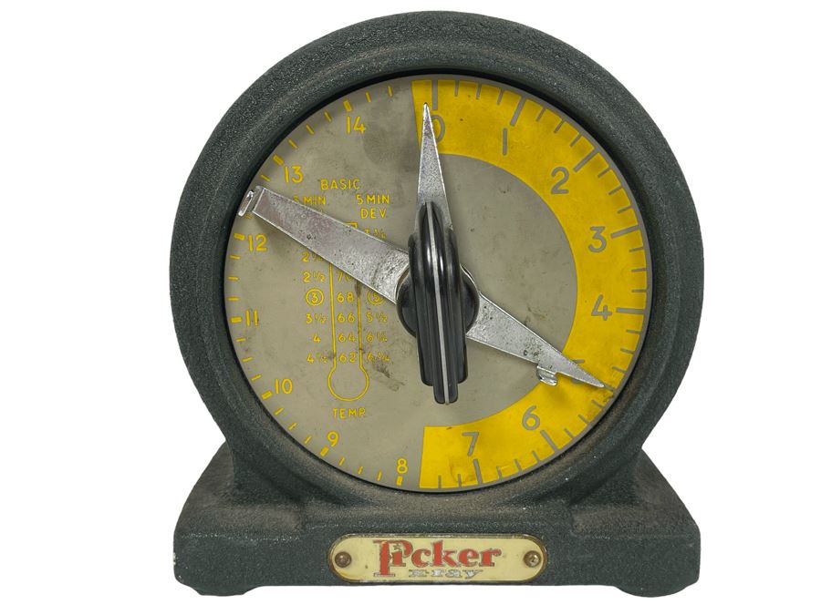 Vintage Cast Iron Picker X-Ray Darkroom Timer Working 5W X 2.5D X 5.5H [Photo 1]