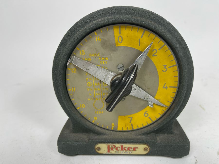 Vintage Cast Iron Picker X-Ray Darkroom Timer Working 5W X 2.5D X 5.5H [Photo 11]