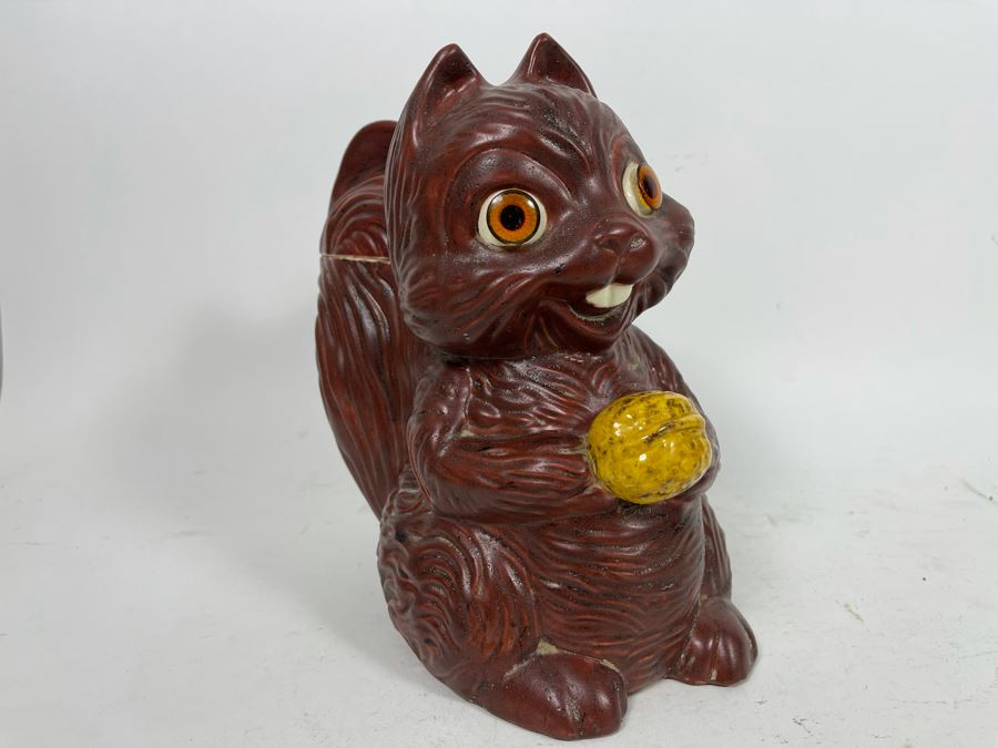 Vintage Mid-Century Squirrel Cookie Jar 6W X 9D X 9.5H [Photo 3]