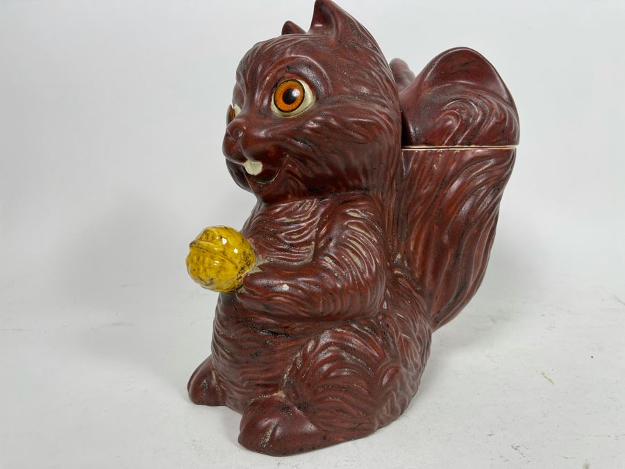 Vintage Mid-Century Squirrel Cookie Jar 6W X 9D X 9.5H [Photo 5]