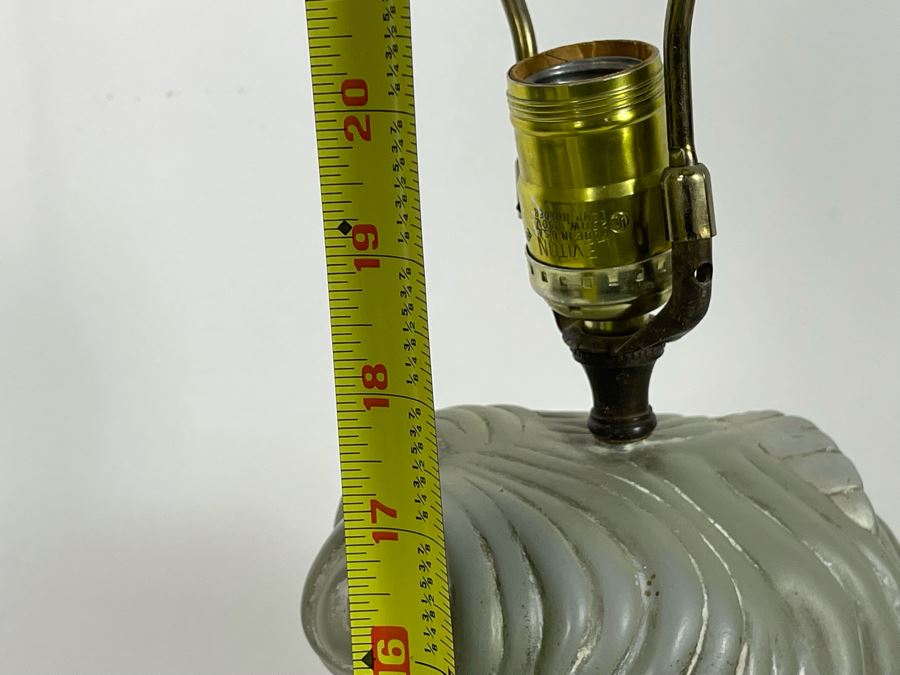 Mid-Century Plastart Woman Face Chalkware Plaster Lamp Needs Rewiring 20H [Photo 12]