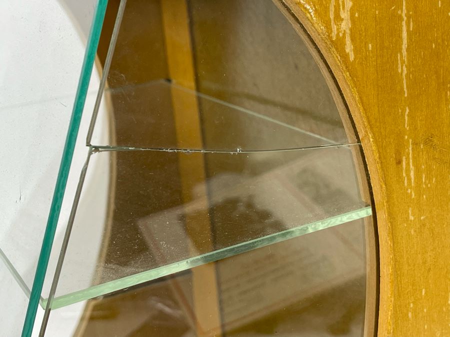 Vintage Advertising Store Display Countertop Case Wales Wallets Scotch Purses (Right Side Of Glass Has Crack) 11W X 11D X 16.5H [Photo 6]