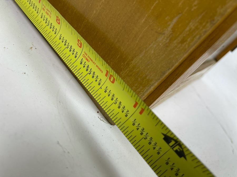 Vintage Advertising Store Display Countertop Case Wales Wallets Scotch Purses (Right Side Of Glass Has Crack) 11W X 11D X 16.5H [Photo 10]