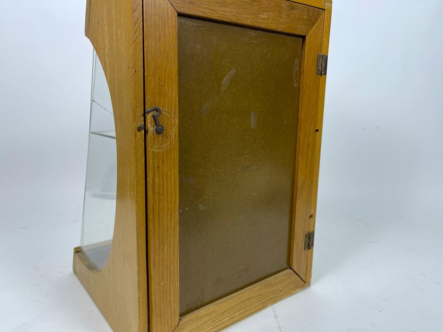 Vintage Advertising Store Display Countertop Case Wales Wallets Scotch Purses (Right Side Of Glass Has Crack) 11W X 11D X 16.5H [Photo 7]