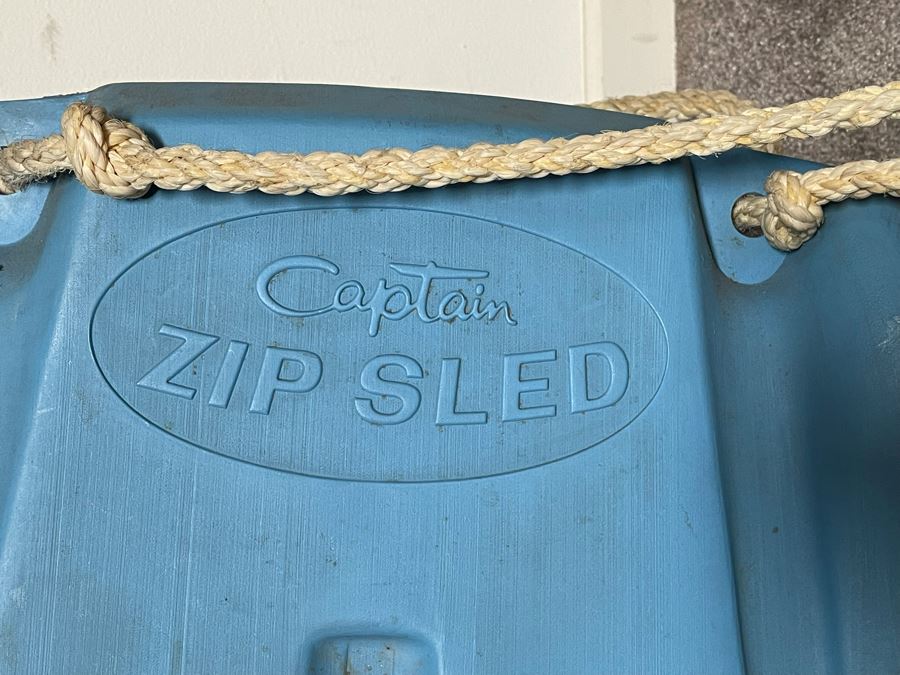 Vintage Captain Zip Sled From Union Carbide 53W X 24D [Photo 5]
