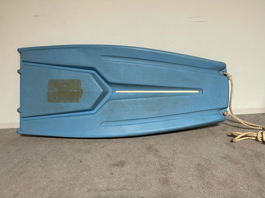 Vintage Captain Zip Sled From Union Carbide 53W X 24D [Photo 2]