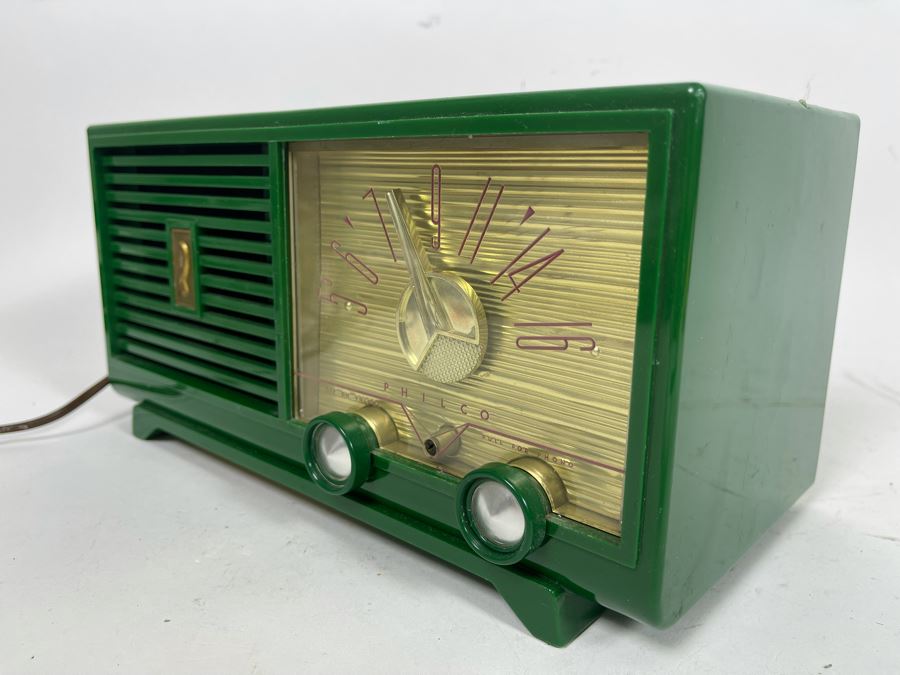 Mid-Century Philco Radio Vacuum Tubes Model D-597-124 12W X 6D X 6H Working [Photo 5]