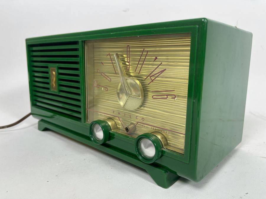 Mid-Century Philco Radio Vacuum Tubes Model D-597-124 12W X 6D X 6H Working [Photo 6]