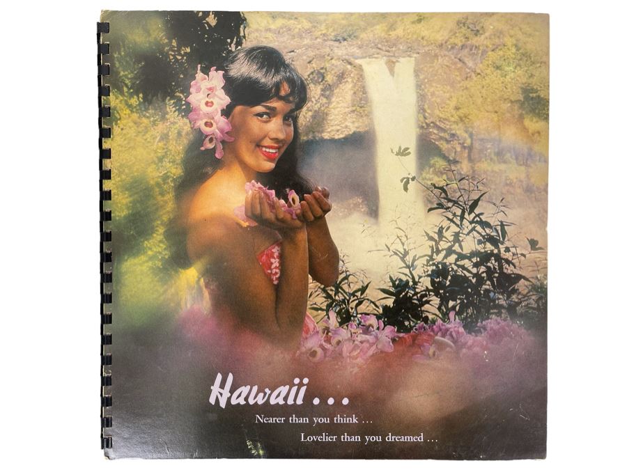 Mid-Century Hawaiian Advertising Tourism Vinyl Record With Booklet