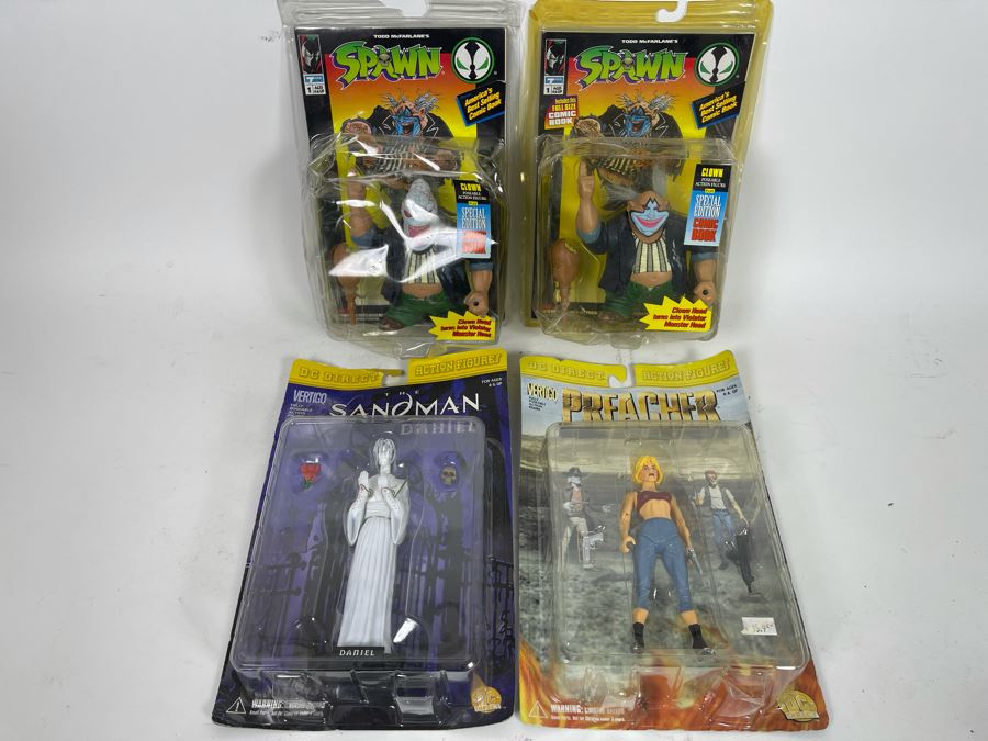 (4) Action Figures: Spawn, Sandman And Preacher [Photo 2]
