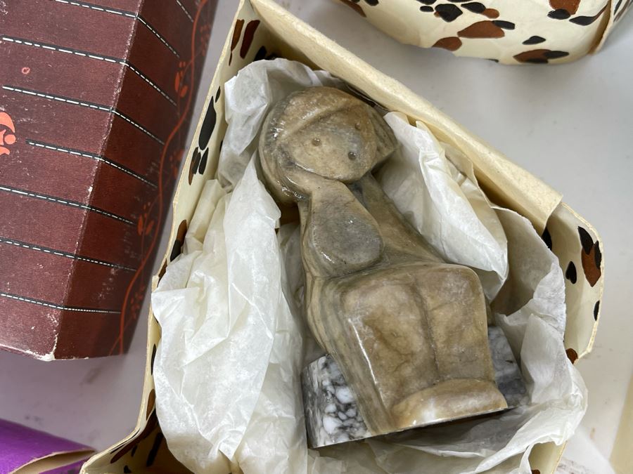 (5) Russian Carved Stone Figurines [Photo 9]