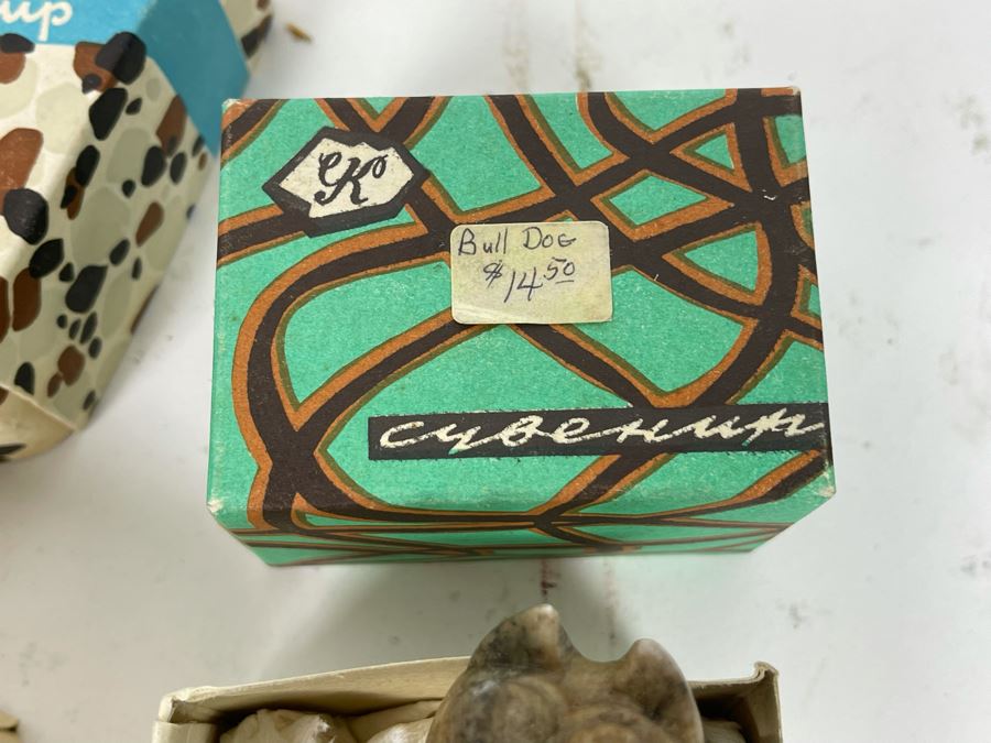 (5) Russian Carved Stone Figurines [Photo 13]