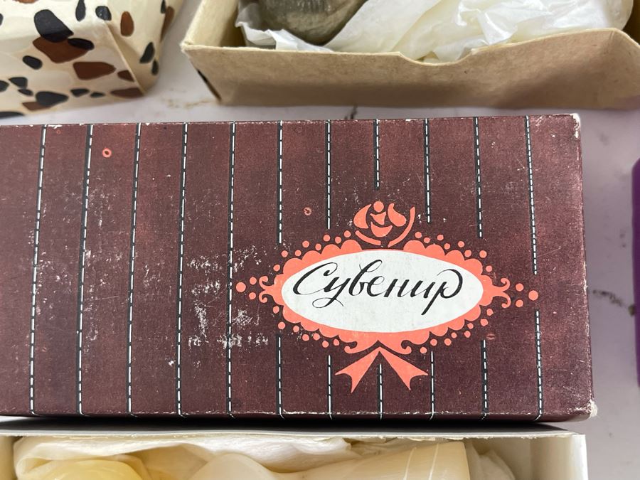 (5) Russian Carved Stone Figurines [Photo 11]